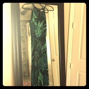 Halter top romper -legs are mid calf